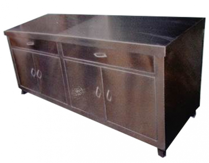 commercial service table with storage                                                                                  
